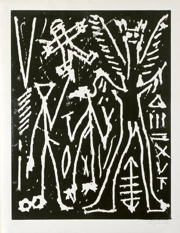 Nachtvision, A. R. Penck, 1982