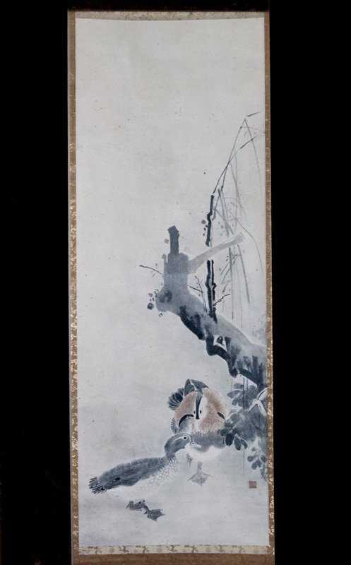 Mandarin Ducks, Watanabe Shiko, c. 1730–40