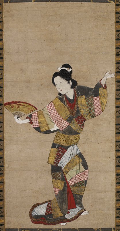 Dancer with Fan, mid 17th century