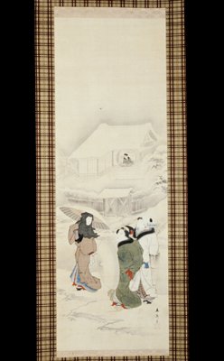 Three Beauties in Snow, Utagawa Hiroshige, 19th century