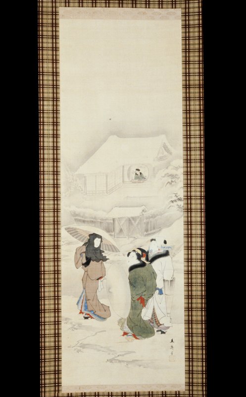 Three Beauties in Snow, Utagawa Hiroshige, 19th century