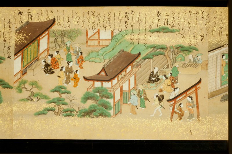 Events Throughout the Twelve Months of the Year, Tosa School, late 17th–early 18th century