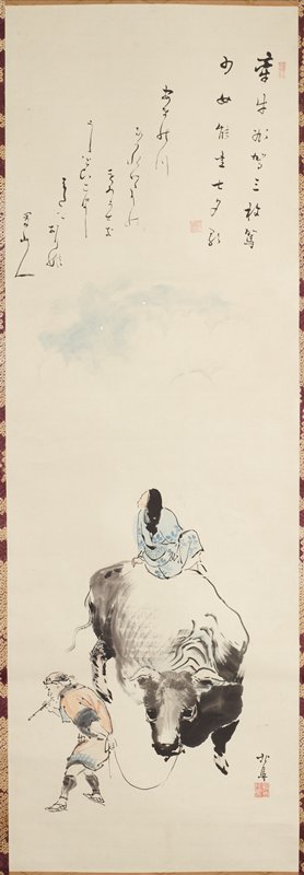 Ox herder as Mitate of Kengyu_, Teisai Hokuba, 19th century