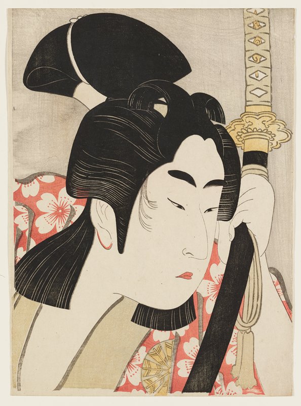 Actor Nakamura Noshio II as Sakuramaru, Kabukidō Enkyō, 1796, 7th lunar month