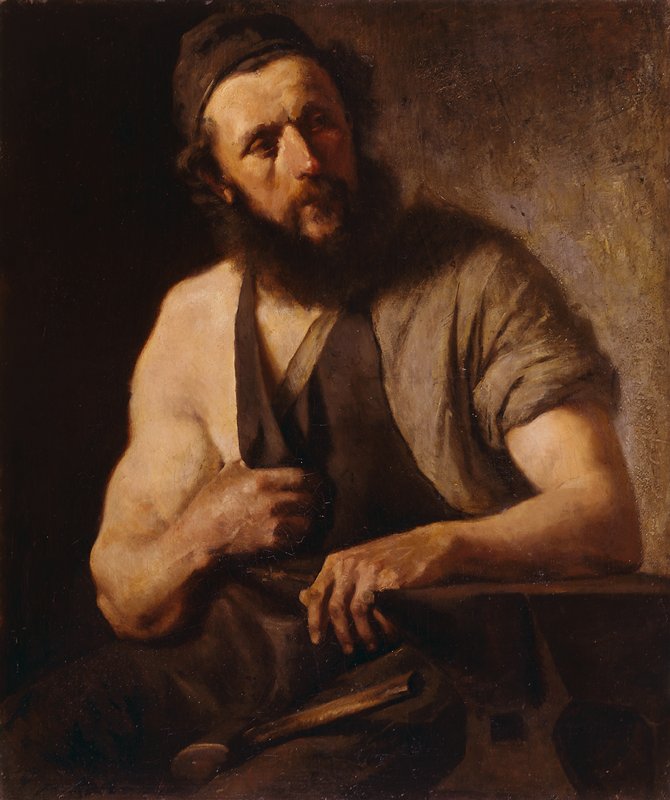 The Blacksmith, Franz von Defregger, 19th century