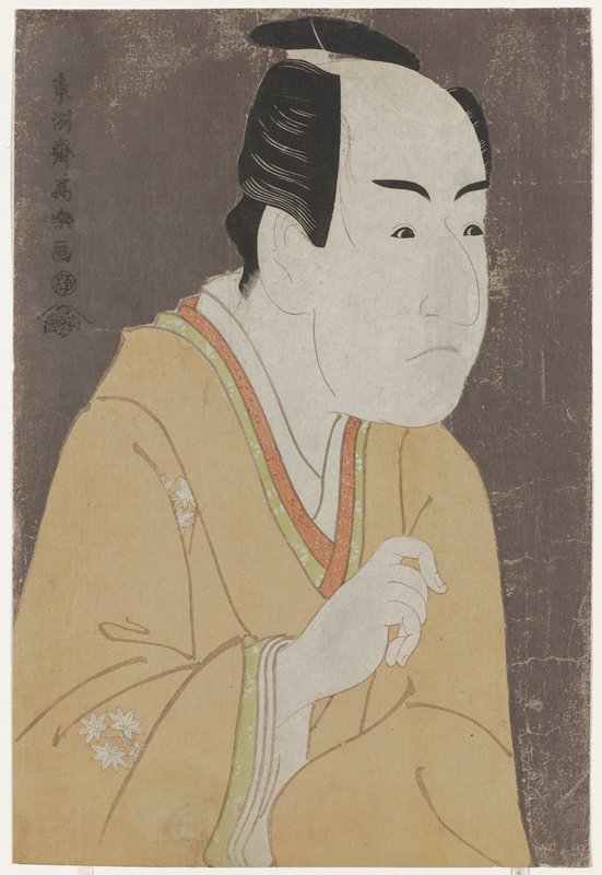 Actor Ichikawa Monnosuke II as Date no Yosaku, Sharaku 写楽, 1794, 5th lunar month