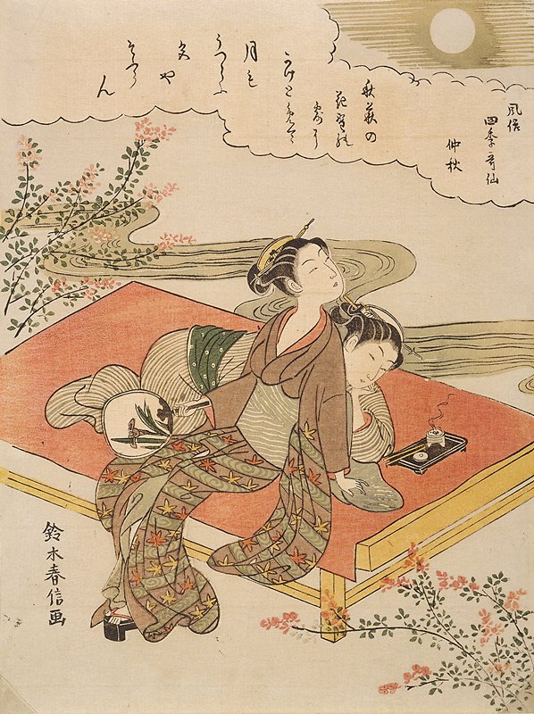 The Eighth Month, Suzuki Harunobu, c. 1768