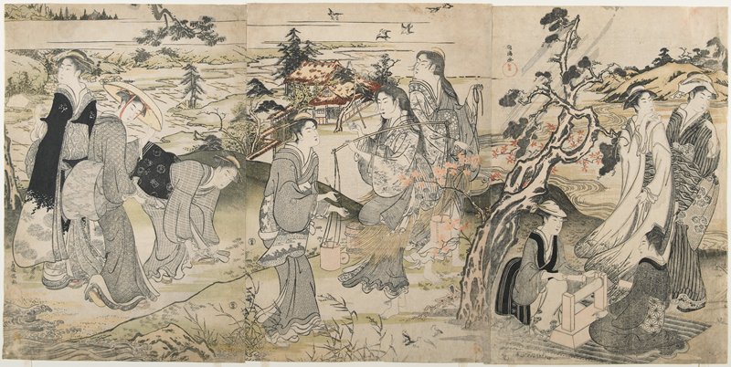 Six Jewel Rivers, Kubo Shunman, c. 1787