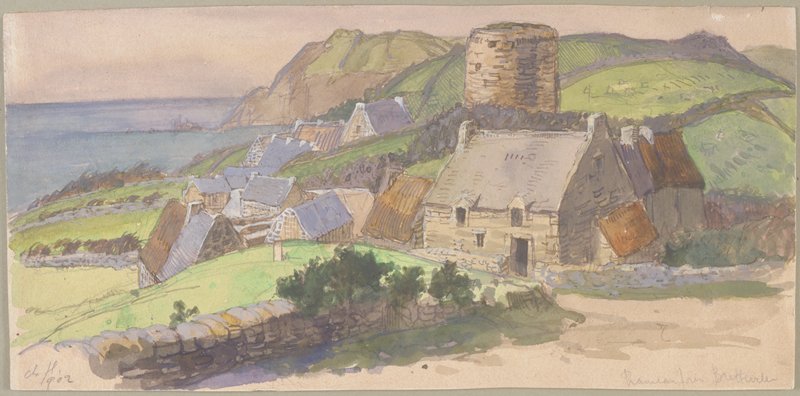 Farm near Bretteville, Charles Heyman, 1902