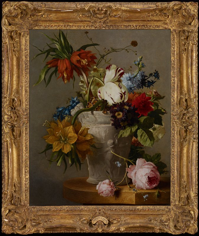 An Arrangement with Flowers, Georgius Jacobus Van Os, c. 1815–30
