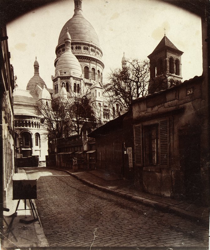 Rue du Chevalier de la Barre, Эжен Атже, XIX век