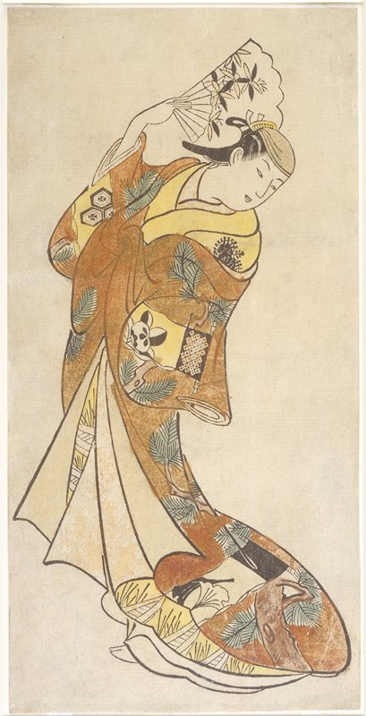 Fujimura Handayū II in a Dance Scene, 1720s