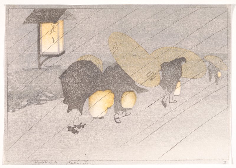 Rainy Twilight, Bertha Lum, 1907