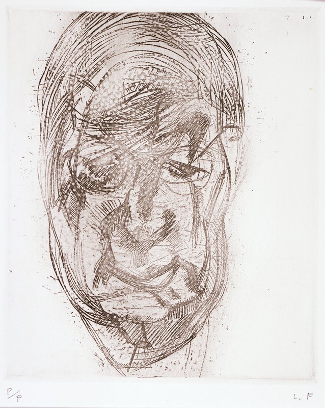 Lawrence Gowing (second version), Lucian Freud, 1982
