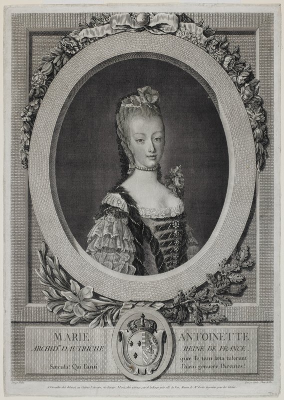 Marie Antoinette, Louis-Jacques Cathelin, 1775