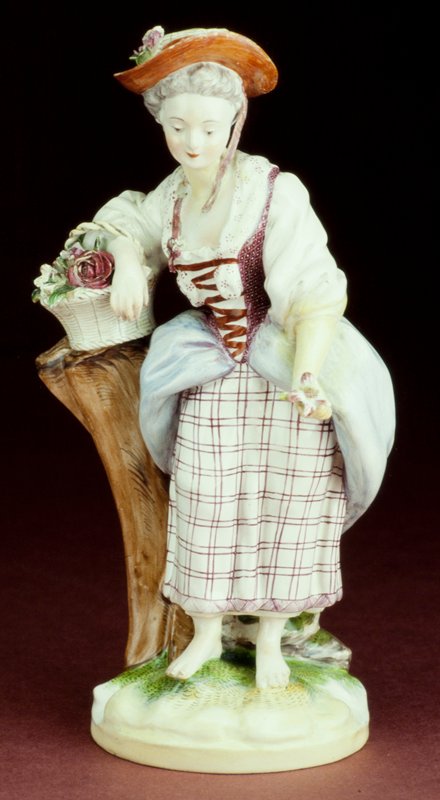 Figurine, one of a pair, 18th century