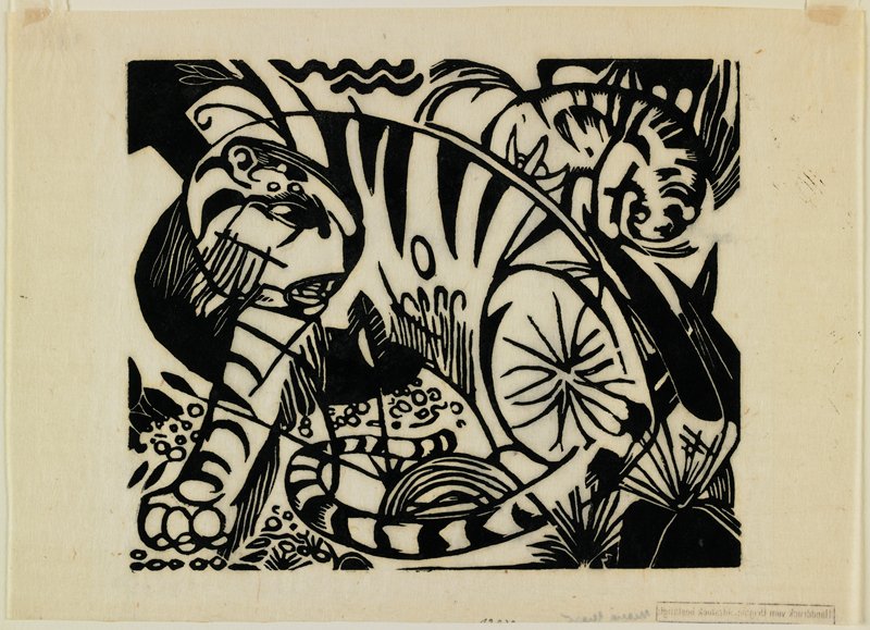 Tiger by Franz Marc