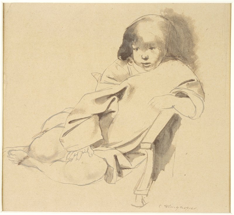 Study of a Child, Clara Klinghoffer, 20th century