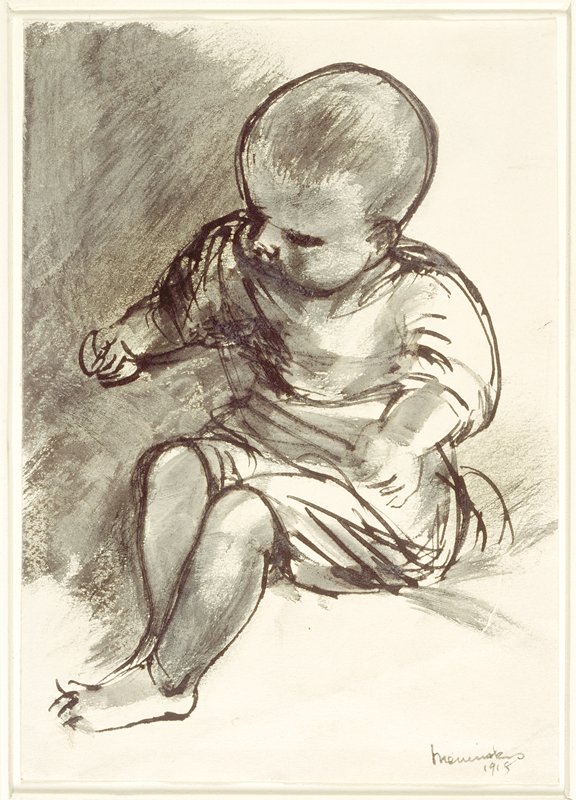 Baby Figure, Bernard Meninsky, 1918