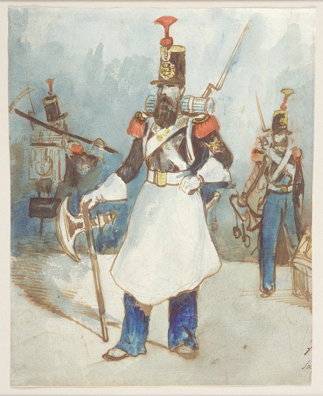 French Sapper, Constantin Guys, 19th century