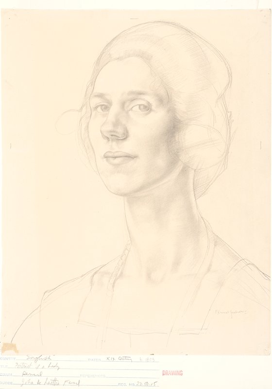 Portrait of a Lady, Francis Ernest Jackson, 20th century