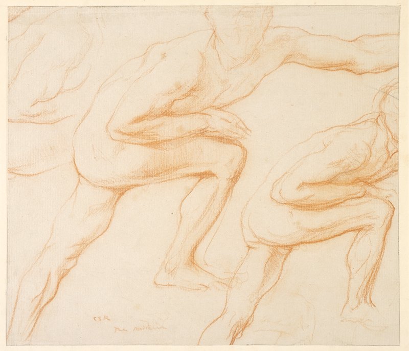 Studies of Male Figure, Charles Ricketts, late 19th–early 20th century