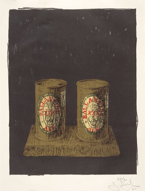 Ale Cans, Jasper Johns, 1964