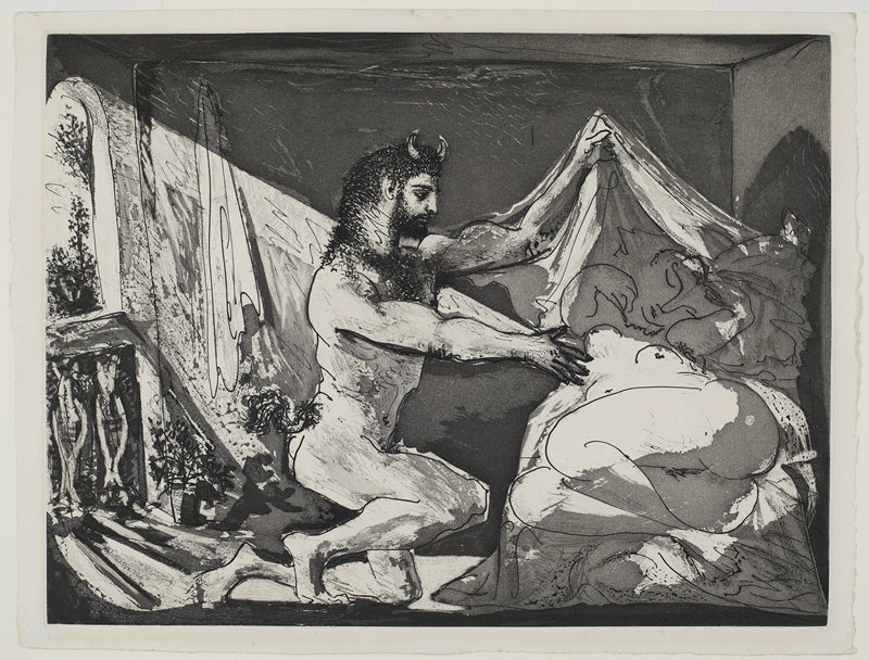 Faun Uncovering a Woman, Пабло Пикассо, 1936