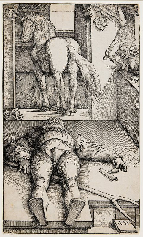 Bewitched Groom, Hans Baldung, c. 1544