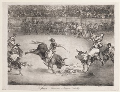 Dokumentasi “The Famous American, Mariano Cebellos”; Crayon lithograph with scraper on cream paper. Minneapolis Institute of Art.