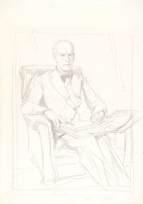 Portrait of John Galsworthy, Edmund J. Sullivan, 1930
