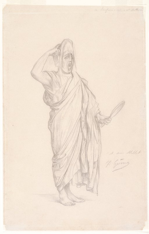 Vanitas (despairing figure), Jean-Léon Gérôme, 1863