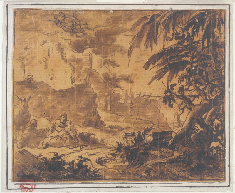 Rest on the Flight into Egypt, late 17th century