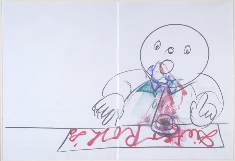Selfportrait as Printer, Dieter Roth, 1980