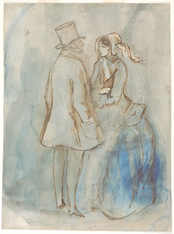 The Couple, Constantin Guys, 19th century