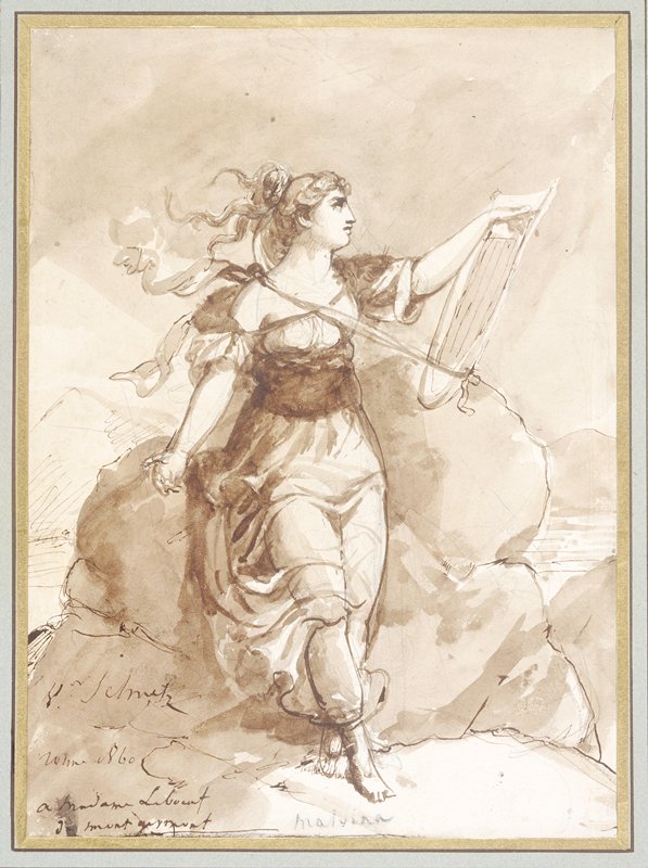 Malvina, Jean-Victor Schnetz, 1860