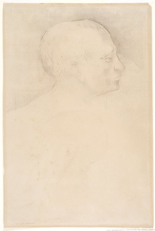 Figure Study, Odilon Redon, 19th-20th century