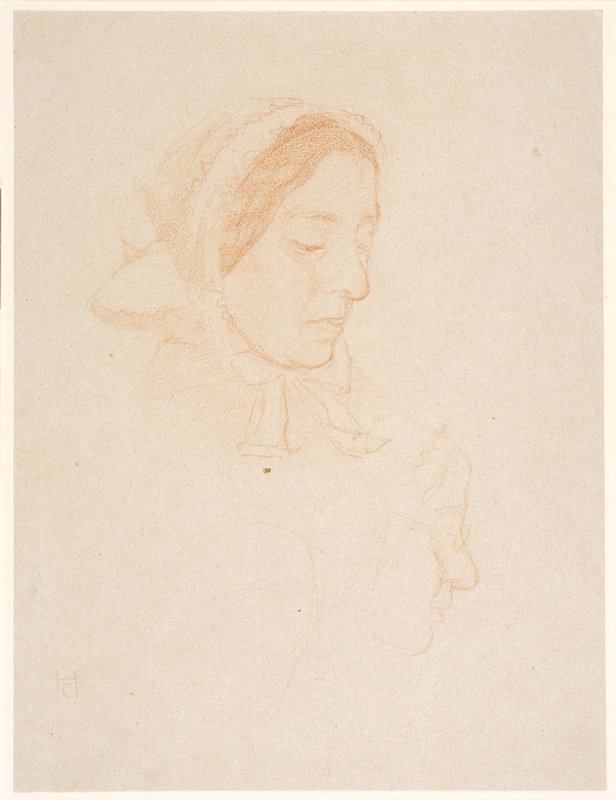 Une grande mere, Henry Gros, 19th century