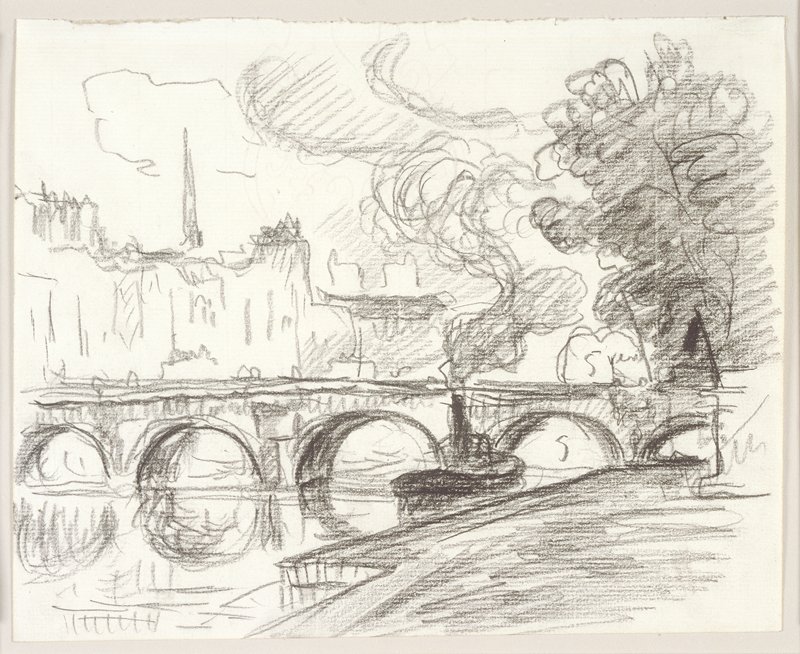 Le Pont Neuf, Paul Signac, 19th century