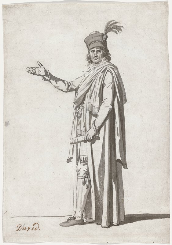 Study for a Costume of a Civil Official by Jacques-Louis David