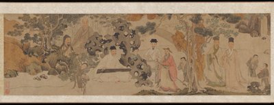 Dokumentasi “Exalted Gathering in the Green Woods”; Ink and color on paper. Minneapolis Institute of Art.