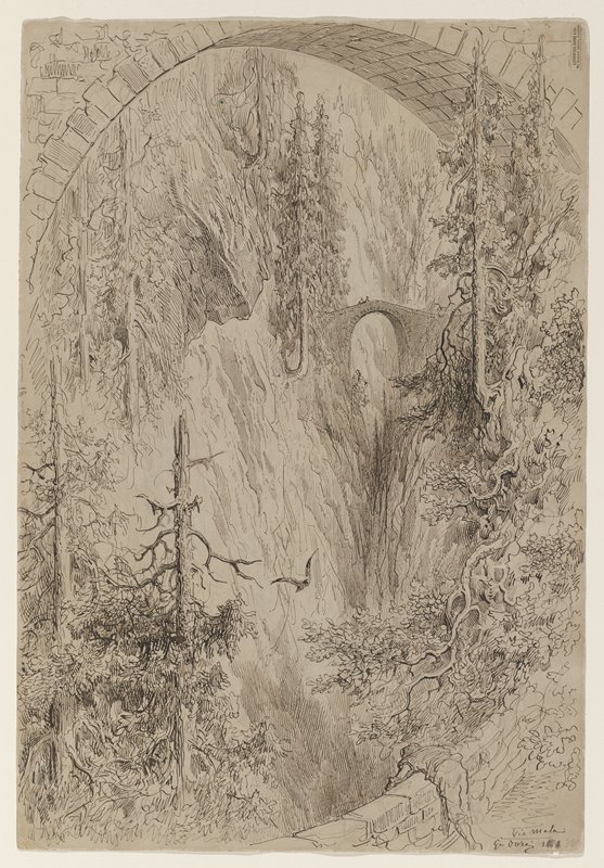 Via Mala, Gustave Doré, 1881