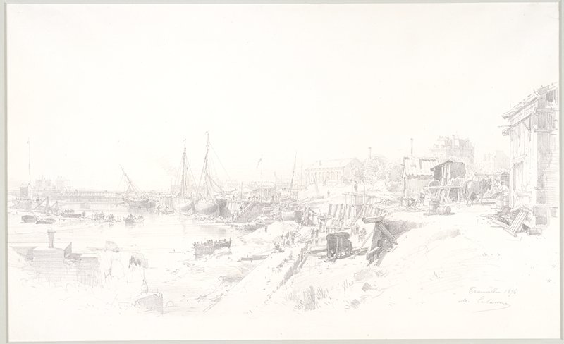 Trouville, Maxime Lalanne, 1876