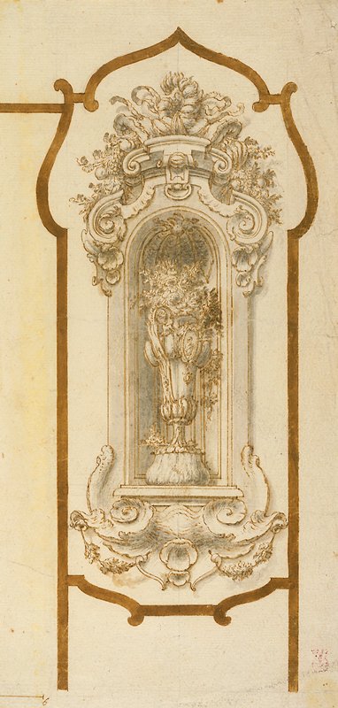 Decorative Drawing, Ferdinando Galli Bibiena, 18th century