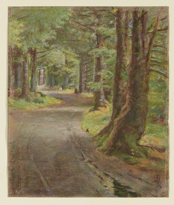Indian River Walk, Lover's Lane, Theodore J. Richardson, 19th century