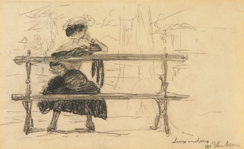 In the Park, William J. Glackens, 1906