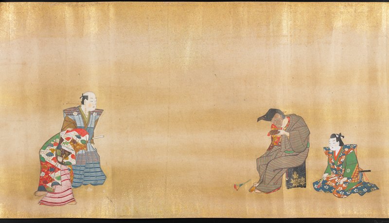 Scenes from Comic Plays [one of a pair], Hanabusa Itchō, c. 1710