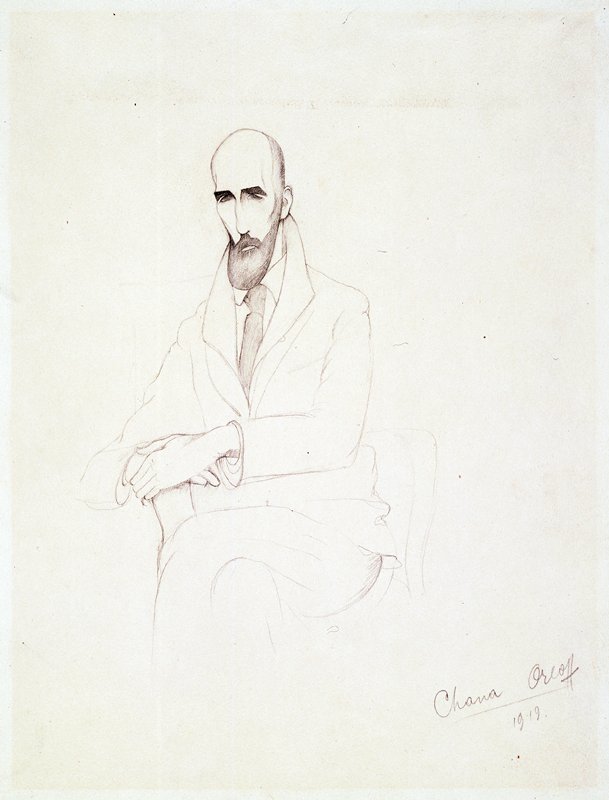 Portrait of Pichot, the Spanish Painter, Chana Orloff, 1919