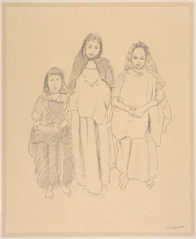 Three Women of Ghardaia, Algeria, Albert Marquet, 20th century
