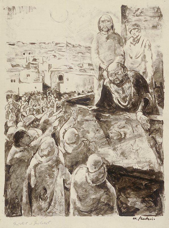 Christ and Pilate, Willi Jaeckel, 20th century